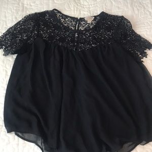 Black blouse from Pac sun